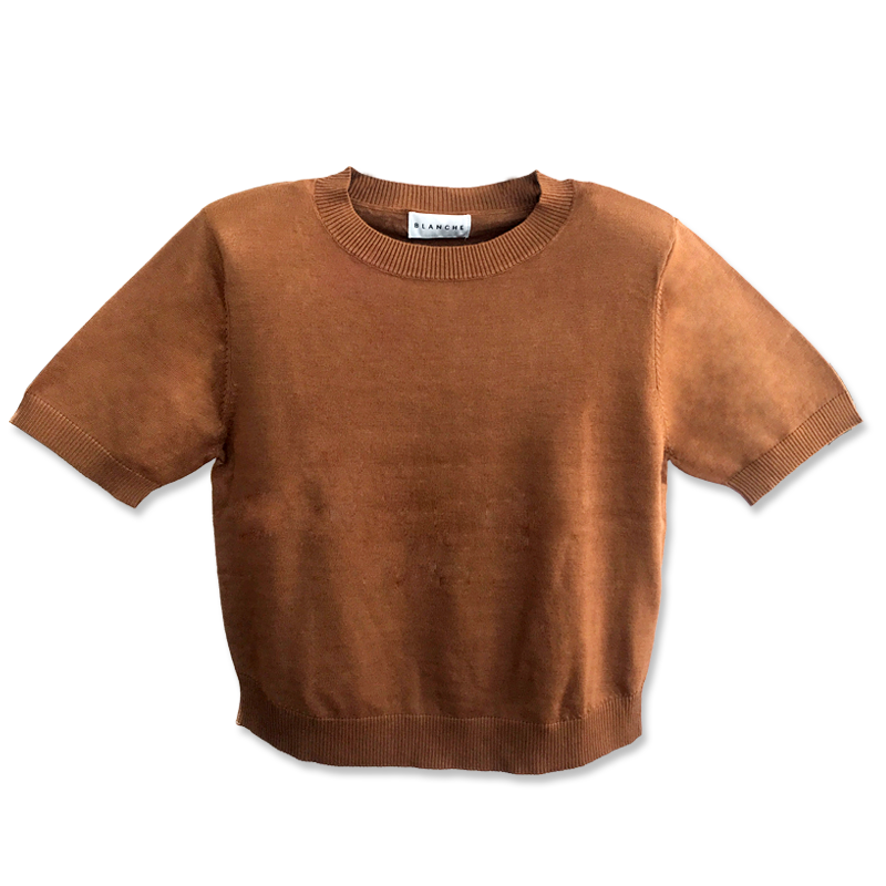 Everyday Comfort Crop T-Shirt – Black & Yellow